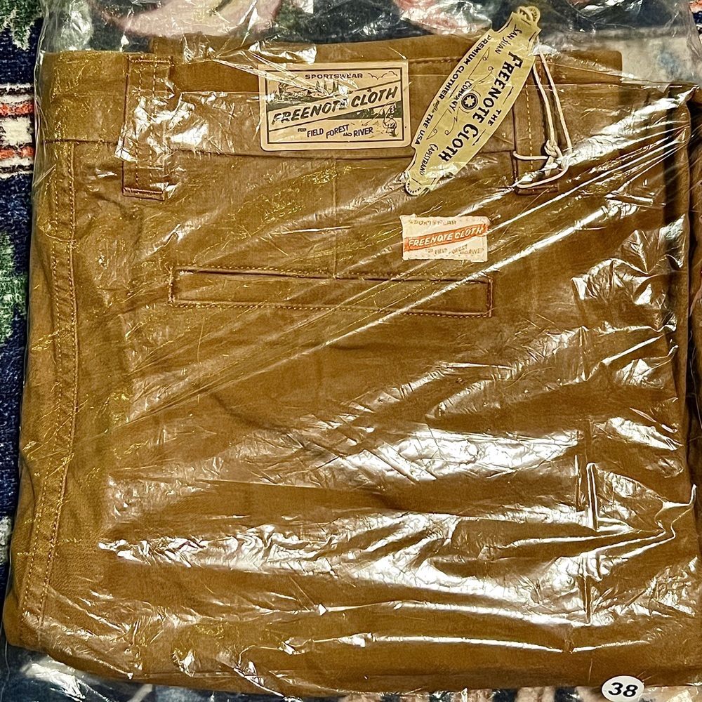 Freenote Cloth Deck Pant khaki. Brand New / New With Tags & Bag